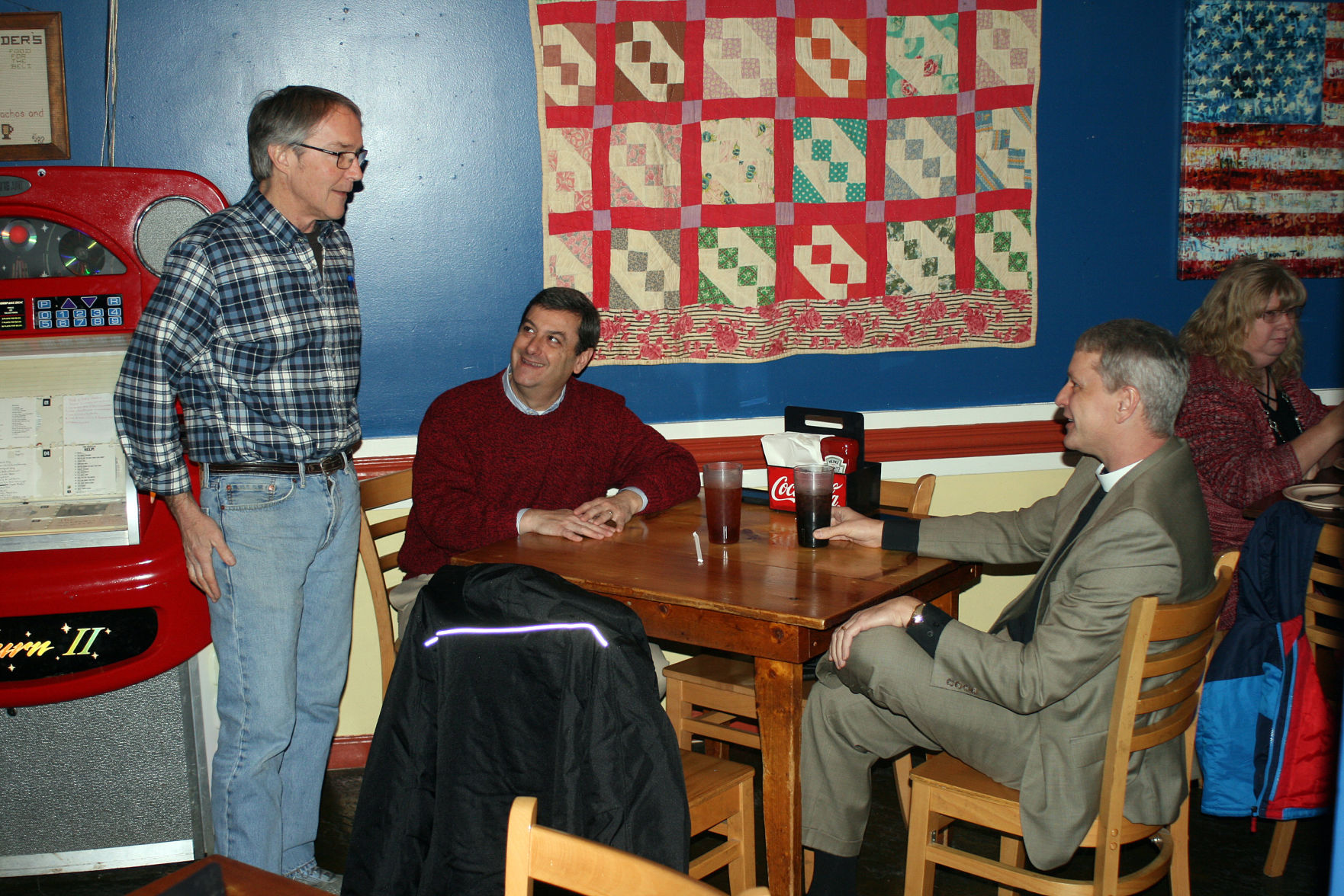 David Tomlin and the Rev. John Herring